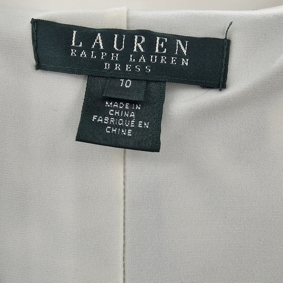 Ralph Lauren LRL DressWomen’s Sz 10 Long Sleeve Side Rouching Career Dress - Picture 3 of 7